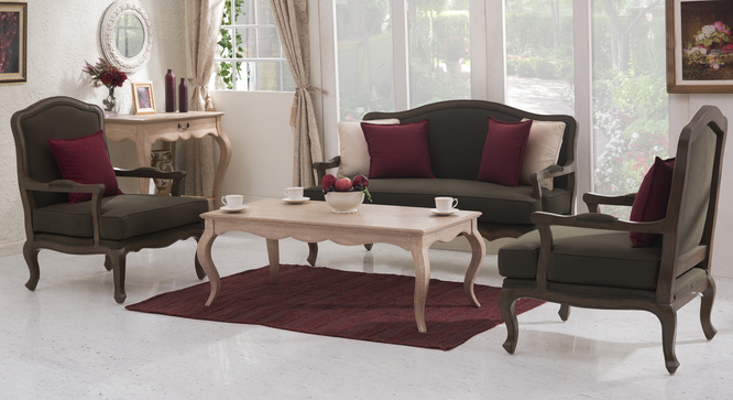 Hanako Stylish Wooden Sofa